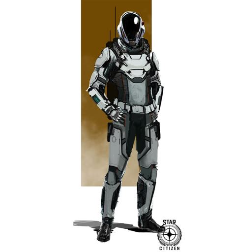 ArtStation - Star Citizen - RSI Explorer Suit Concept Sketch, Jeremiah ...