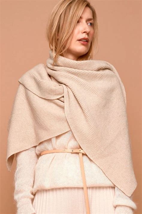 Oversized cashmere scarf. This accessory is a basic essential which you ...
