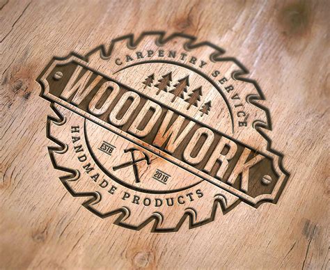 Logo Design Woodwork and Carpentry Logo Custom Logo - Etsy