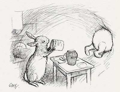 BibliOdyssey: Original Winnie The Pooh Drawings