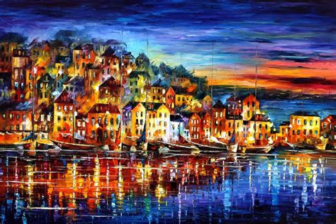 Le porte della Terra di Mezzo: Le vacanze al mare di Leonid Afremov