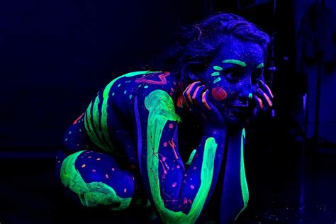 Enter the Surreal World of Black Light Photography
