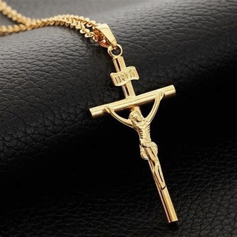 Aliexpress.com : Buy Fashion God Cross Necklaces Crucifix Jesus Pendant Chain Necklace For Women ...