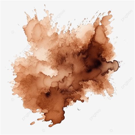 Brown Watercolor Splash, Watercolor, Paintbrush, Brown PNG Transparent Image and Clipart for ...