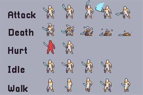 Free Desert Enemy Sprite Sheets Pixel Art - CraftPix.net