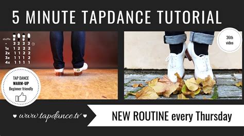 Beginner friendly Tap Dance warm-up routine - 36th video - 5 minutes - YouTube