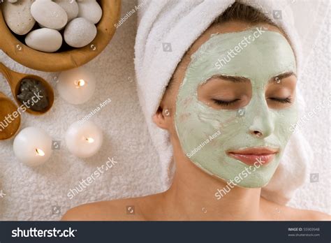 Spa Facial Mask.Dayspa Stock Photo 55903948 : Shutterstock