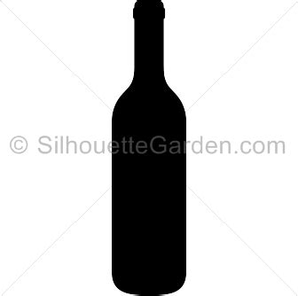 Wine Bottle Silhouette - Free Clip Art, Printable, and Vector Downloads