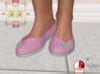 Second Life Marketplace - ! KK ! Casual Flat Shoes White & Light Pink Lace