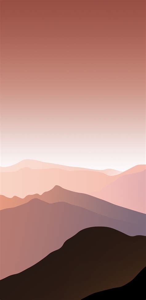 Mountain Sunset Background