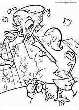 Dexters Laboratory color Page  Free Printable coloring Book Pages sketch template