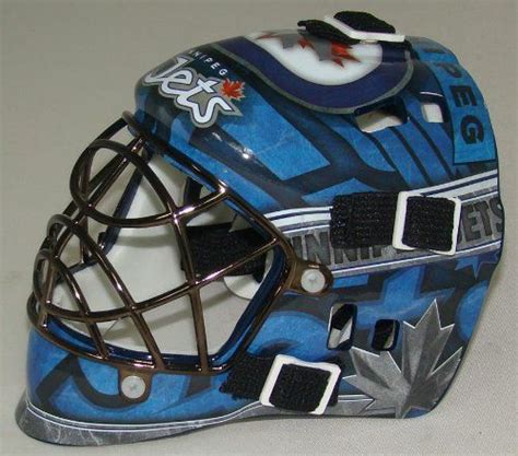 Franklin Winnipeg Jets NHL Mini Hockey Goalie Mask by Franklin. $24.99 | Winnipeg jets, Helmet ...