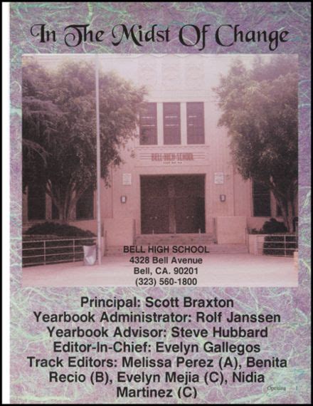 Explore 2003 Bell High School Yearbook, Bell CA - Classmates