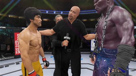 Bruce Lee vs. Titan Atlas - EA Sports UFC 4 - Epic Fight 🔥🐲 - YouTube