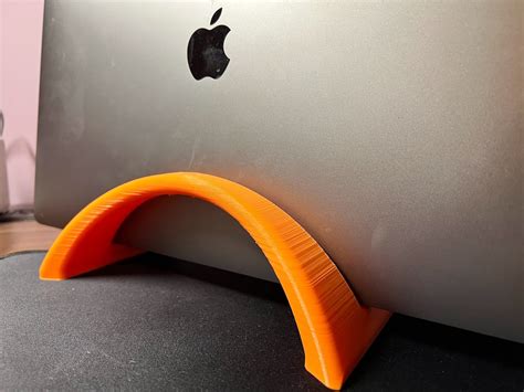 Simple Vertical Laptop Stand by printwithmeXYZ | Download free STL model | Printables.com