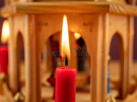 Christmas Pyramid. Christmas Carols, Singers in the Form of Wooden ...