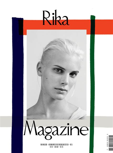 rikamag-fw16_cover_300dpi_1 | Magazine layout design, Magazine layout, Magazine page layouts