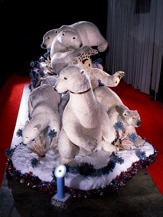 Polar Bear float at American Celebration. | Parades, Polar bear, Character