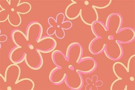 Colorful Floral Desktop Wallpaper Modern Aesthetic Digital Laptop Background - Etsy | Cute ...