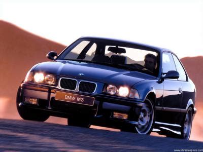 BMW E36 3 Series Coupe M3 specs, dimensions