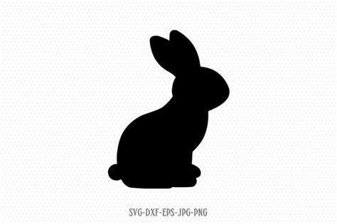 easter bunny rabbit silhouette svg (225715) | SVGs | Design Bundles in ...