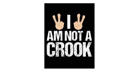 I Am Not A Crook Funny Richard Nixon Quote Postcard | Zazzle.ca