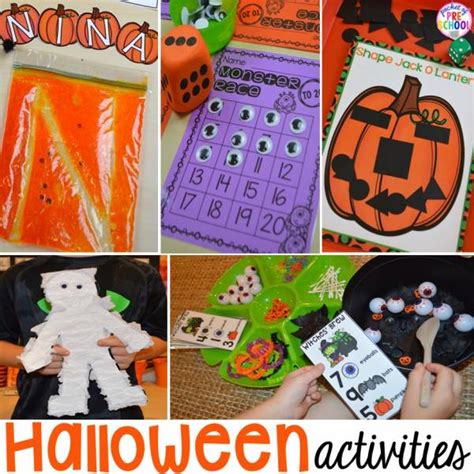 Halloween Learning Centers for Preschool and Kindergarten – Lesson Plans