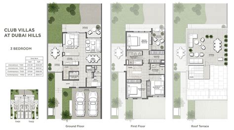 Emaar Club Villas at Dubai Hills - Floor Plans