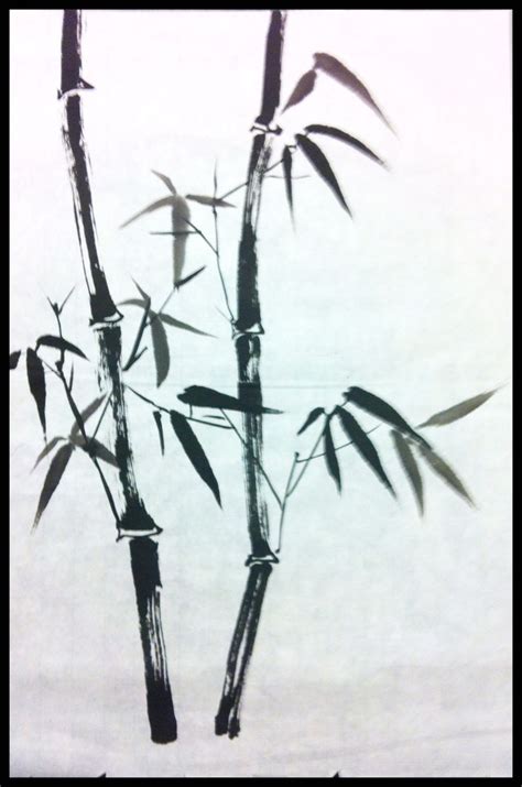 Chinese ink brush painting- Bamboo. By Malaysian artist Low Guat Lan ...