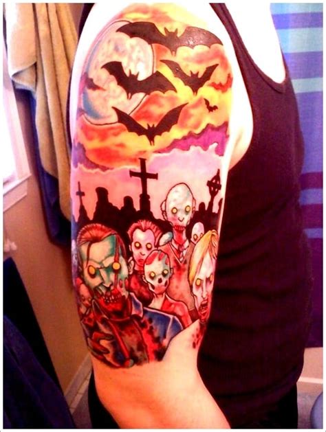 40 Zombie tattoo designs that scare to death