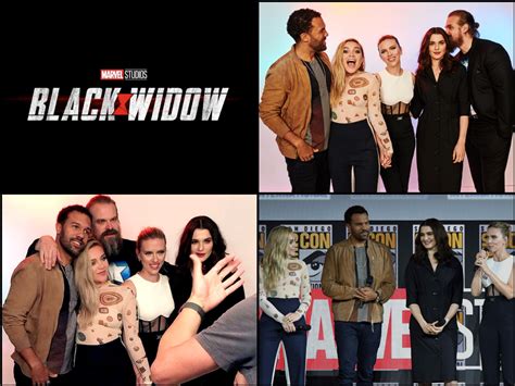 Cast of Black Widow -2019 Marvel Comic Con - Мстители фото (42919573 ...