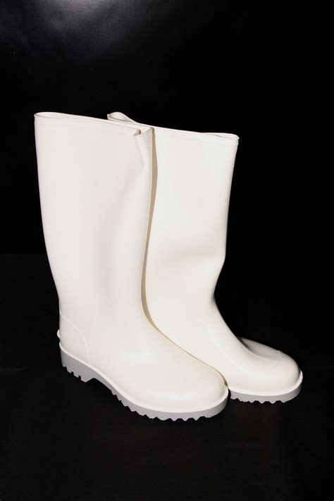 Rubber Boots - White - hornykinkyboy.com