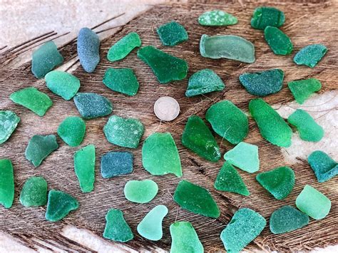 Large Green Seaglass | Etsy