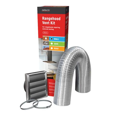 Rangehood Venting Kit | 150mm Ducting | With Stainless Steel Wall Vent ...