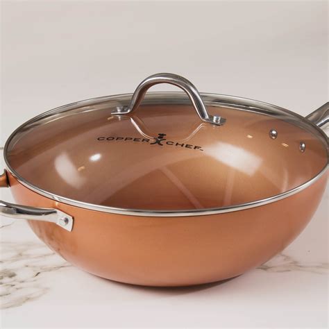 Copper Chef Wok with Tempered Glass Lid Reviews