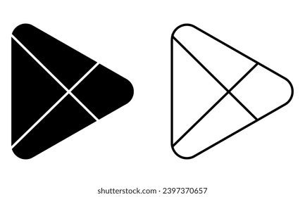 Google Play Store Vector Logo Design Stock Vector (Royalty Free) 2397370657 | Shutterstock