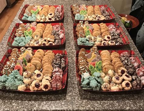 first time making cookies trays baked almost 600 cookies for my ...