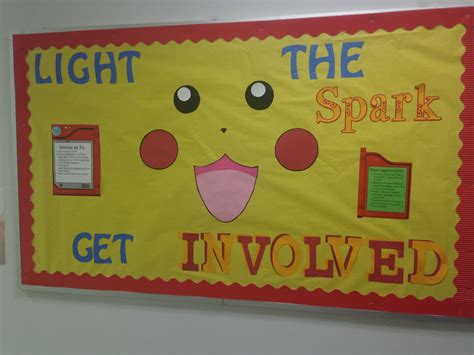 Engagement Bulletin Board! Pokemon theme to encourage residents to light the… Interactive ...