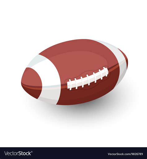 Rugby ball afl football Royalty Free Vector Image