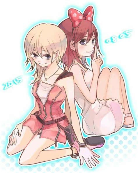 Pin van Joey Najera op Kairi and Namine Fan Art