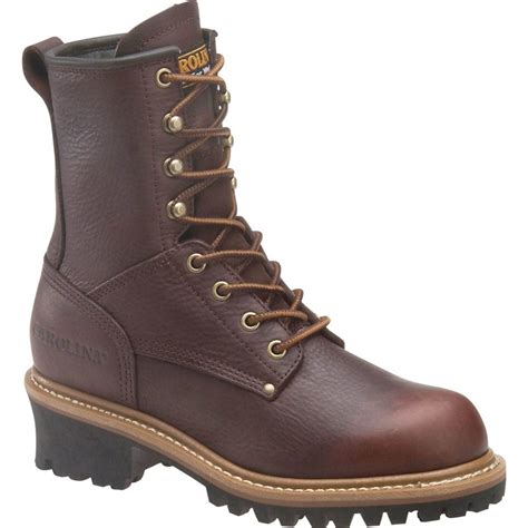 Carolina CA9053 POPLAR Soft Toe Non-Insulated Unlined Logger Boots ...