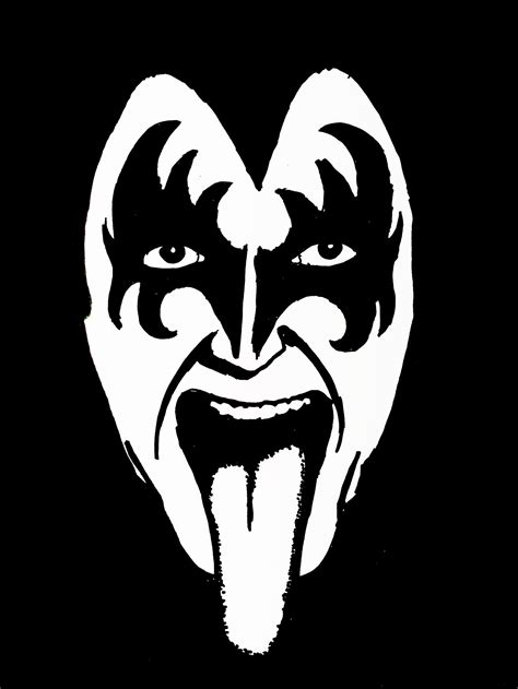 Gene Simmons Drawing Gene Simmons Drawing Wood Burning, Gene Simmons ...