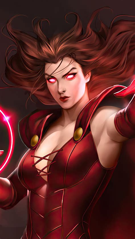 Scarlet Witch Wanda Maximoff Artwork Wallpaper 4k HD ID:5596