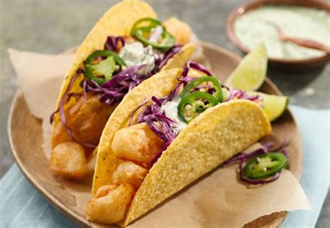 Beer Battered Fish Tacos - Mexican Recipes - Old El Paso