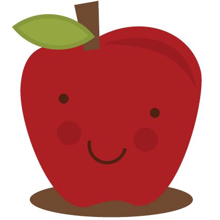 cute apple clipart - Clip Art Library
