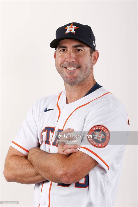 Justin Verlander of the Houston Astros poses for a photo during Photo ...