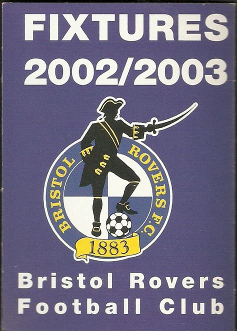 Fixture list's - The Bristol Rovers History Group.