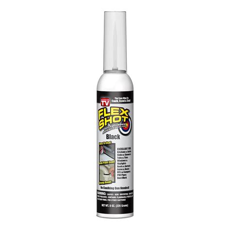 Flex Seal Flex Shot Rubber Adhesive Sealant Caulk Automotive, 8 oz, Black - Walmart.com ...