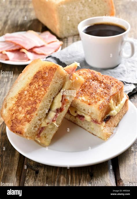 Toasted sandwich with coffee hi-res stock photography and images - Alamy