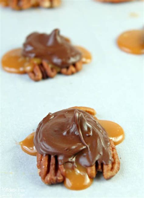 Chocolate Pecan Turtle Clusters - The Most Requested Candy for the Holidays! | Pecan turtles ...